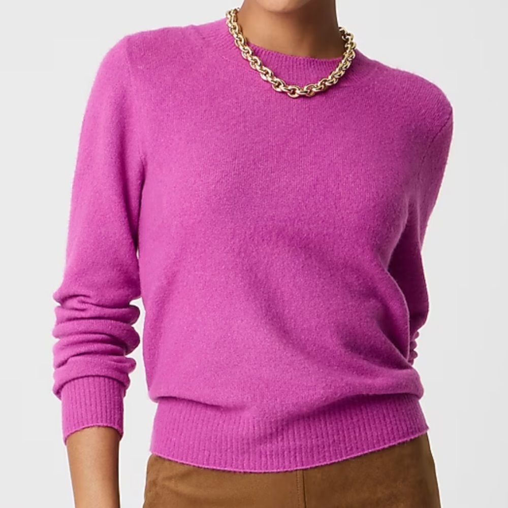 Charter Club Luxury Women's Cashmere Pullover Sweater Knitted Pink / Lt Fuchsia